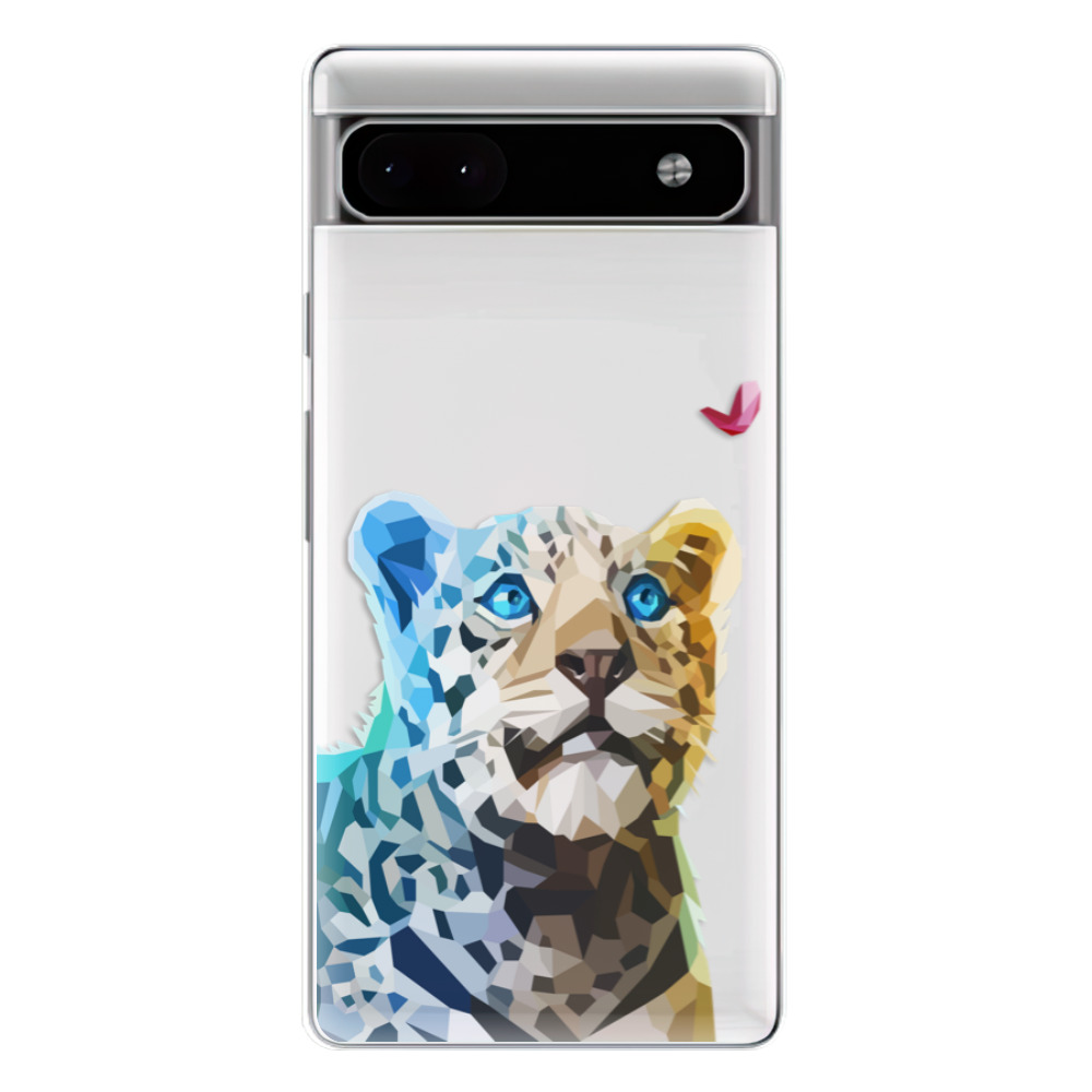 Odolné silikonové pouzdro iSaprio - Leopard With Butterfly - Google Pixel 6a 5G