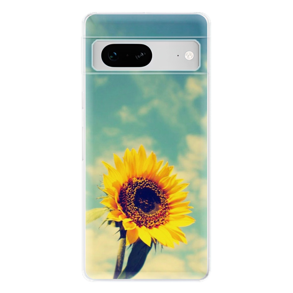 Odolné silikonové pouzdro iSaprio - Sunflower 01 - Google Pixel 7 5G