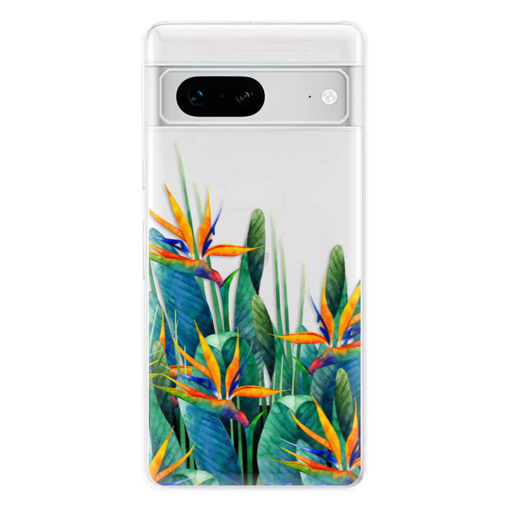 Odolné silikonové pouzdro iSaprio - Exotic Flowers - Google Pixel 7 5G