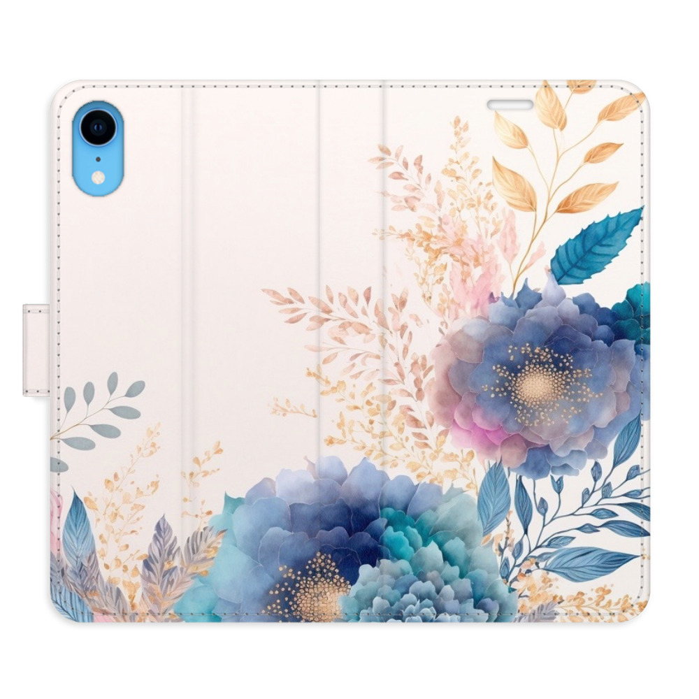 Flipové pouzdro iSaprio - Ornamental Flowers 03 - iPhone XR
