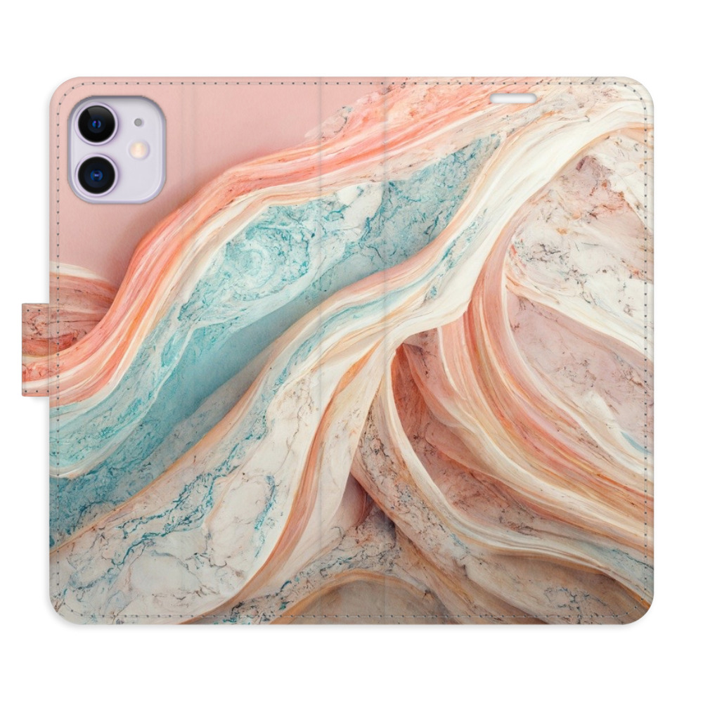 Flipové pouzdro iSaprio - Colour Marble - iPhone 11