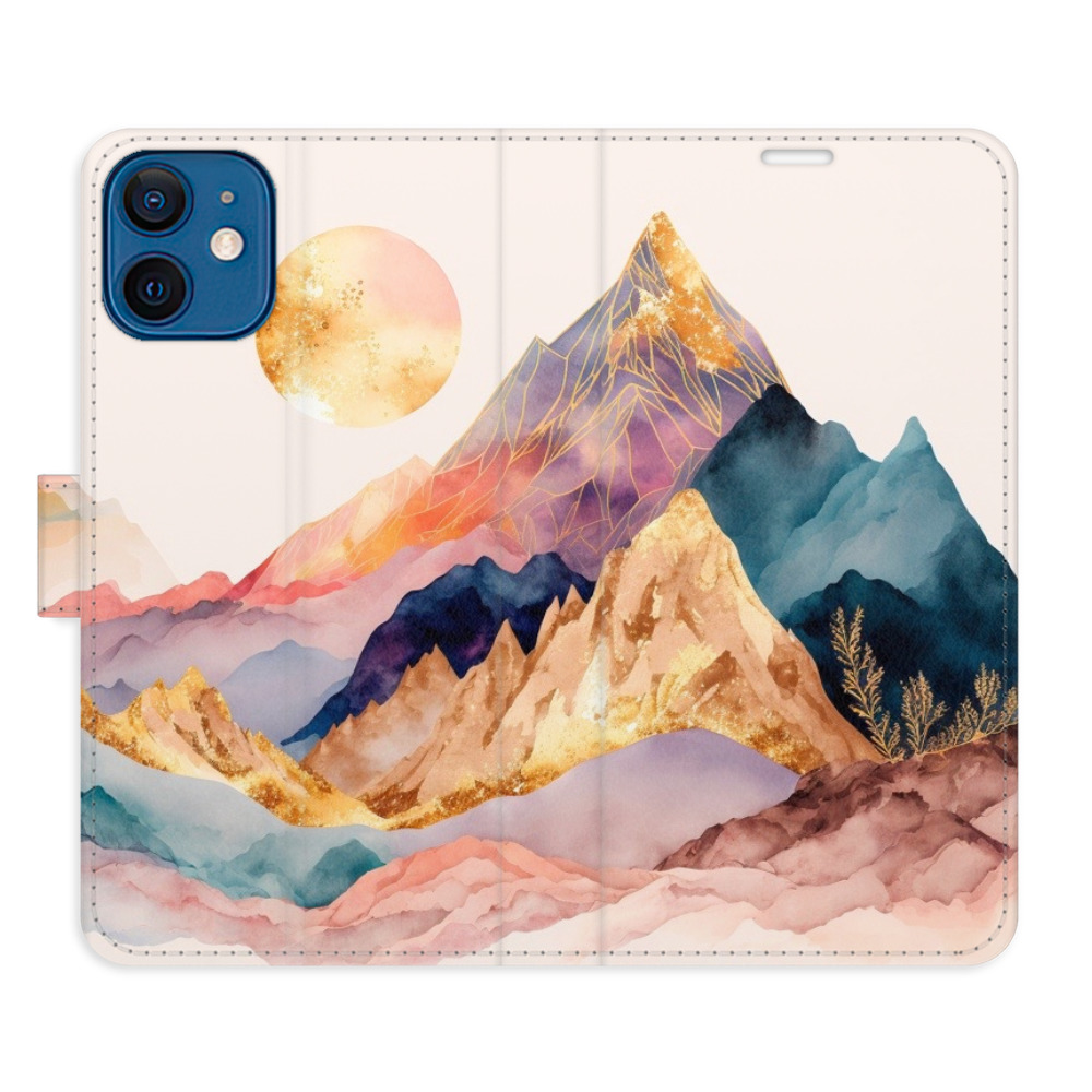 Flipové pouzdro iSaprio - Beautiful Mountains - iPhone 12 mini