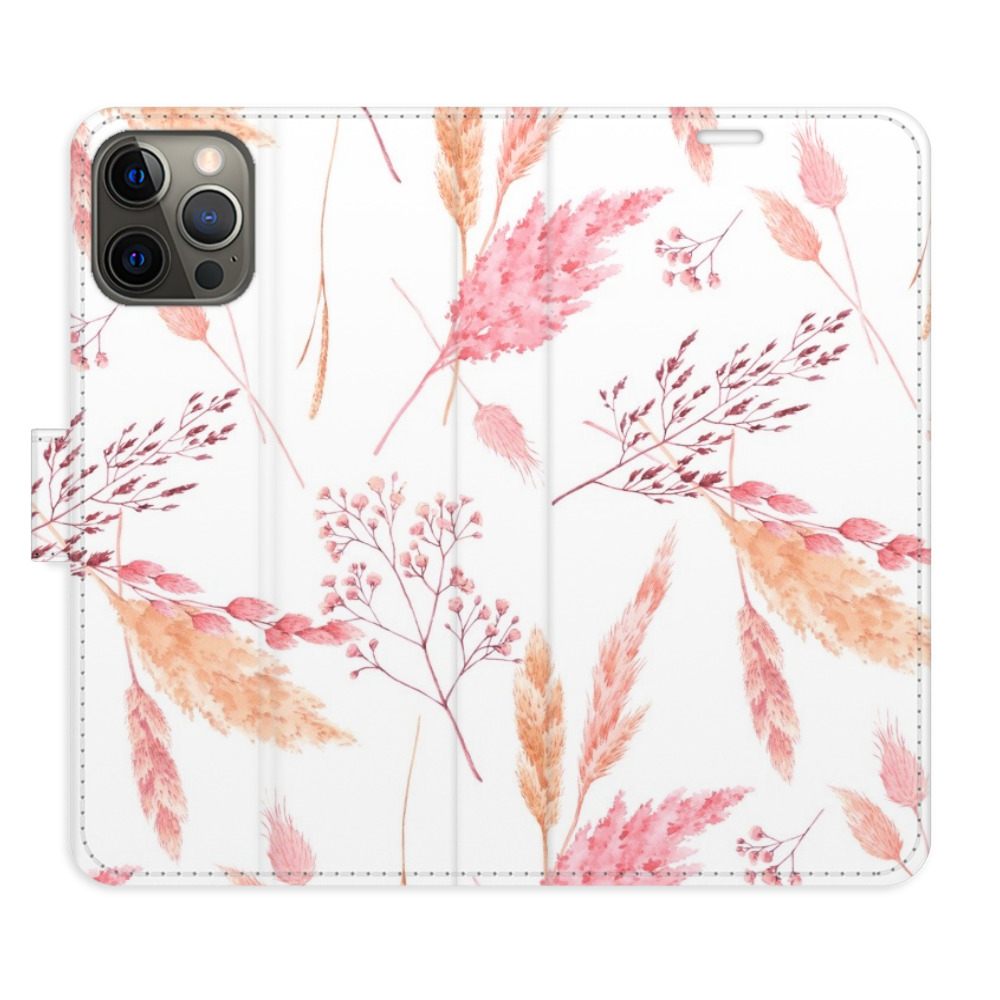 Flipové pouzdro iSaprio - Ornamental Flowers - iPhone 12/12 Pro