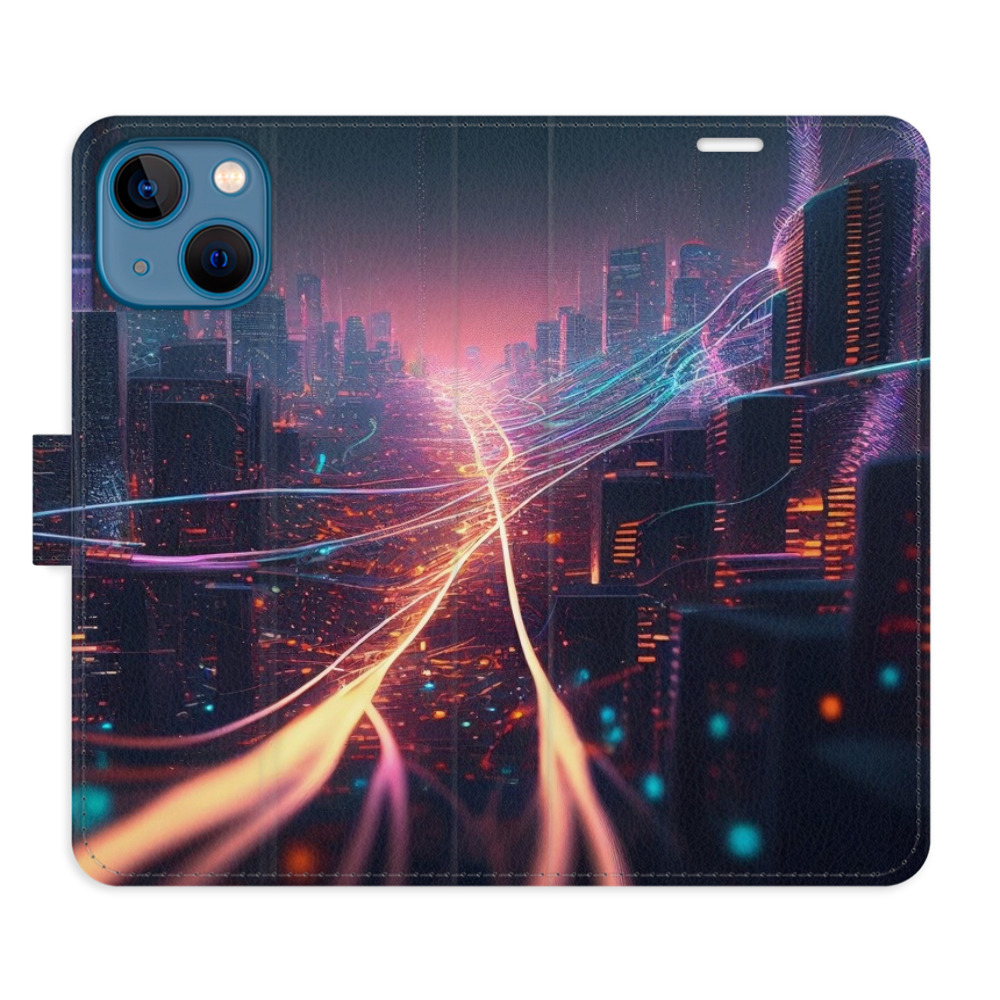 Flipové pouzdro iSaprio - Modern City - iPhone 13 mini