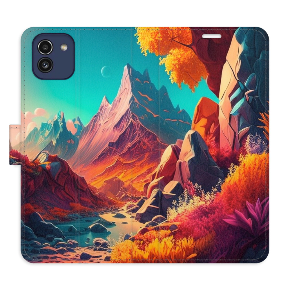 Flipové pouzdro iSaprio - Colorful Mountains - Samsung Galaxy A03