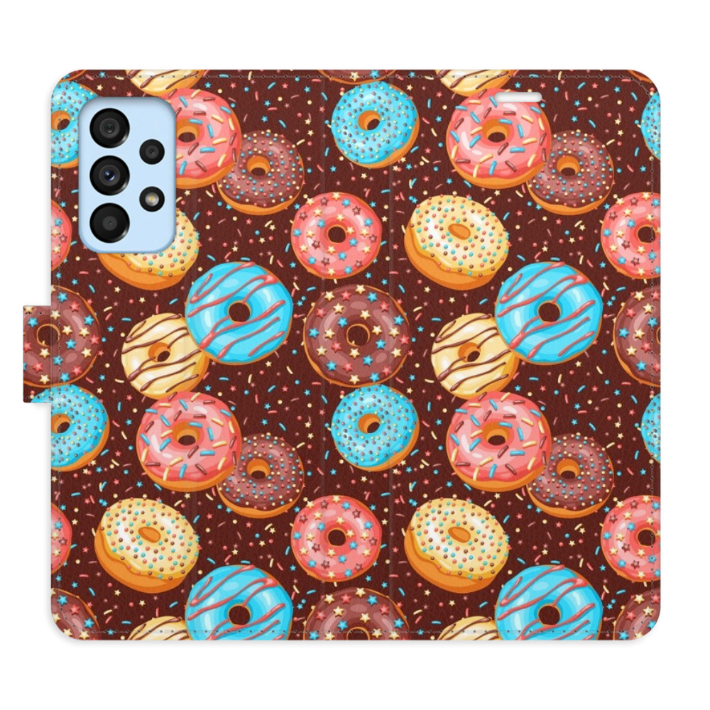 Flipové pouzdro iSaprio - Donuts Pattern - Samsung Galaxy A53 5G