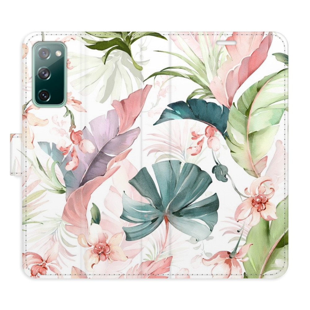 Flipové pouzdro iSaprio - Flower Pattern 07 - Samsung Galaxy S20 FE
