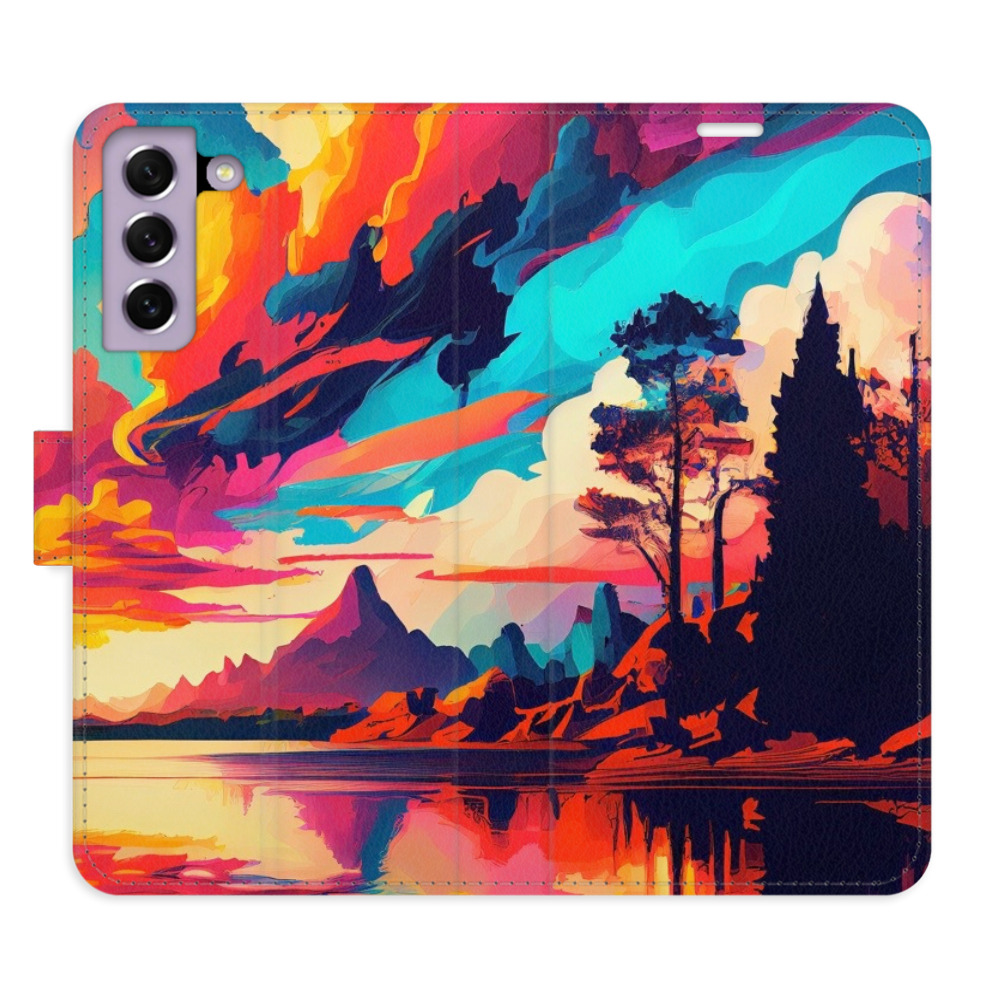 Flipové pouzdro iSaprio - Colorful Mountains 02 - Samsung Galaxy S21 FE 5G