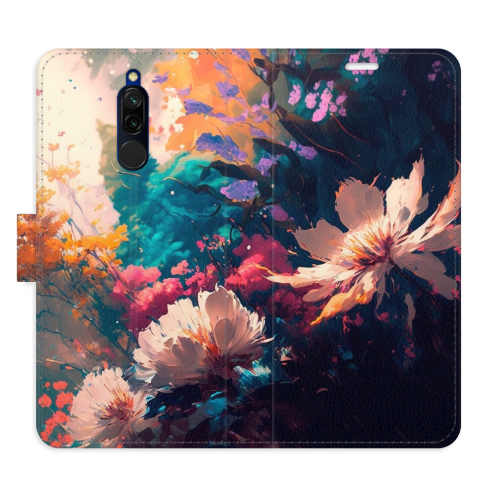 Flipové pouzdro iSaprio - Spring Flowers - Xiaomi Redmi 8