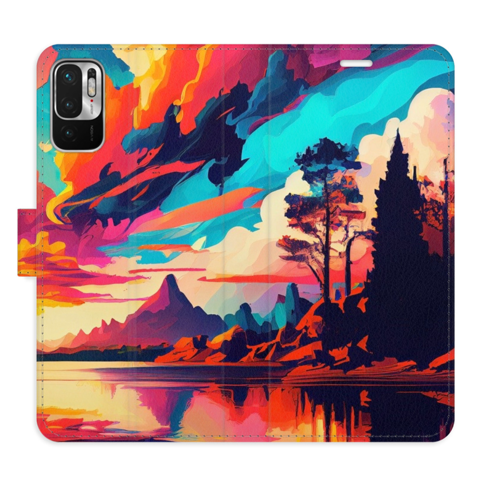 Flipové pouzdro iSaprio - Colorful Mountains 02 - Xiaomi Redmi Note 10 5G