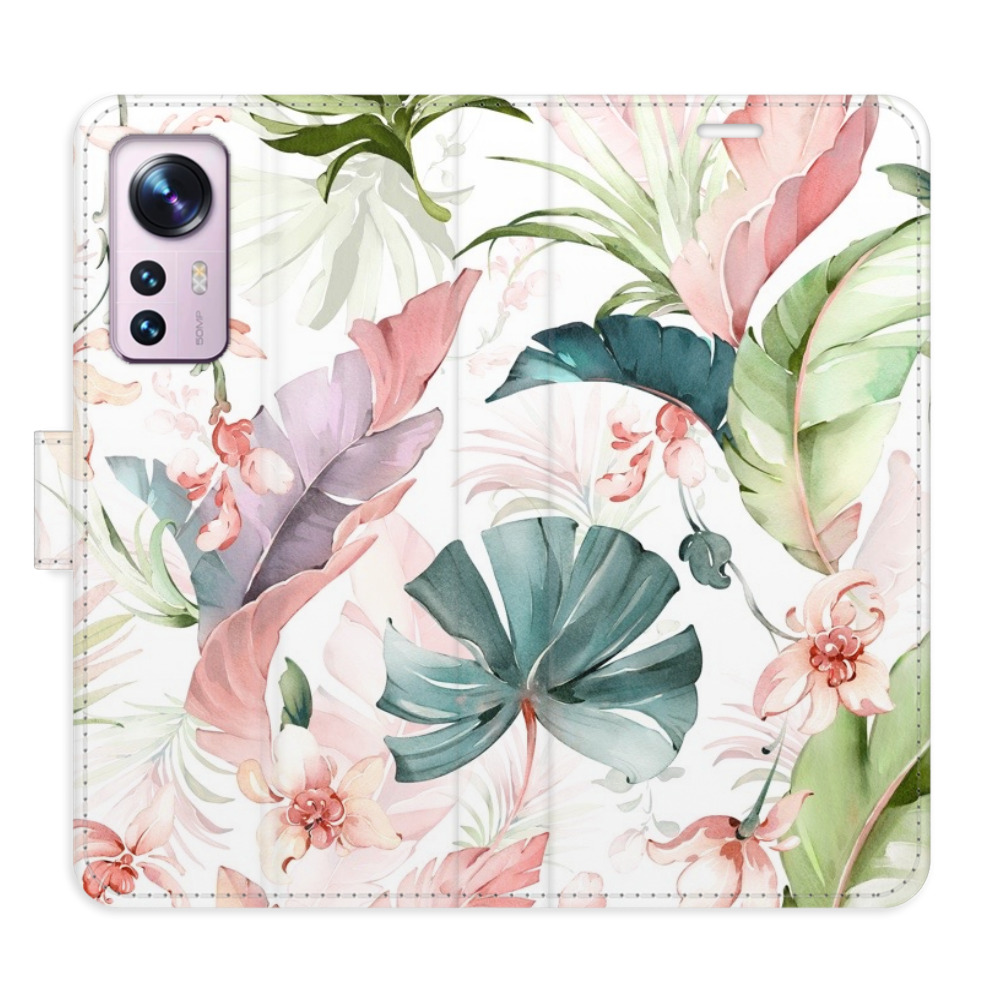 Flipové pouzdro iSaprio - Flower Pattern 07 - Xiaomi 12 / 12X