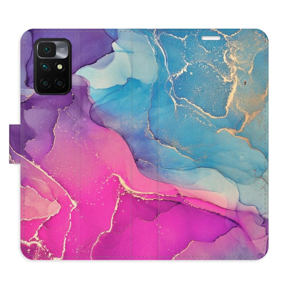 Flipové pouzdro iSaprio - Colour Marble 02 - Xiaomi Redmi 10