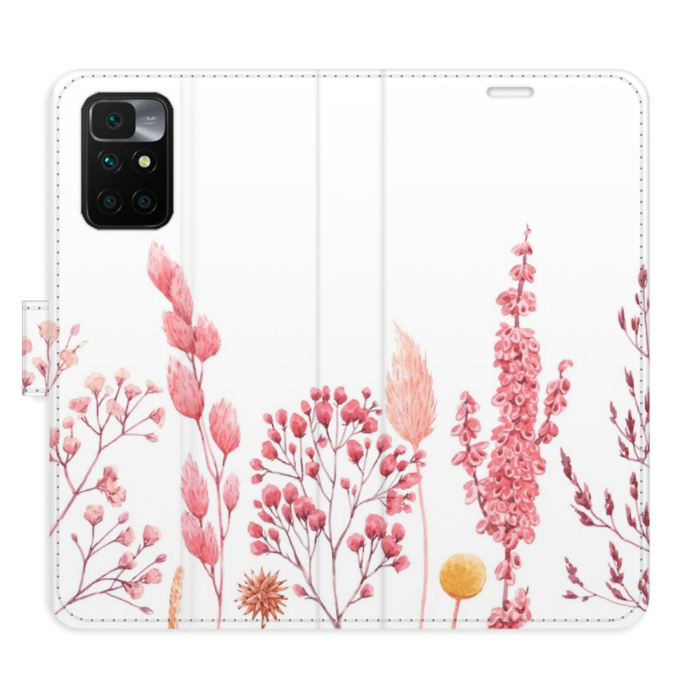 Flipové pouzdro iSaprio - Pink Flowers 03 - Xiaomi Redmi 10
