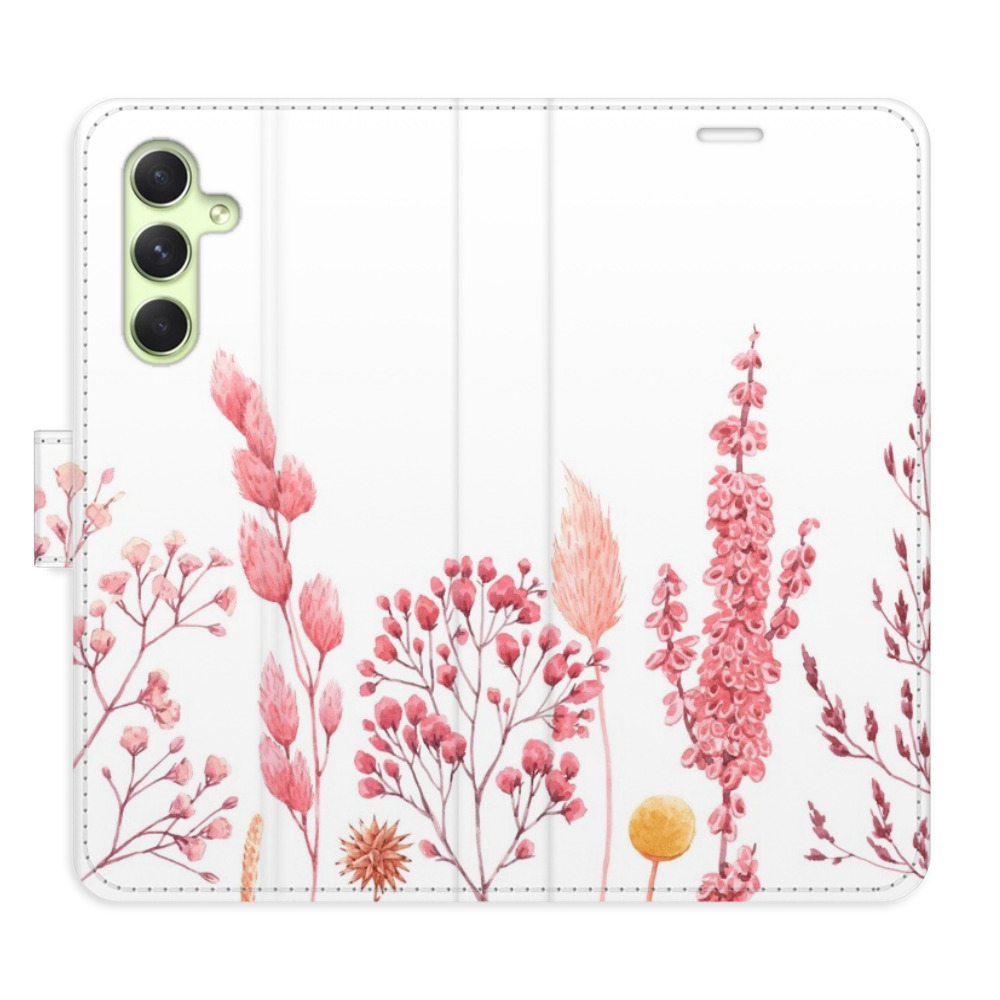 Flipové pouzdro iSaprio - Pink Flowers 03 - Samsung Galaxy A54 5G