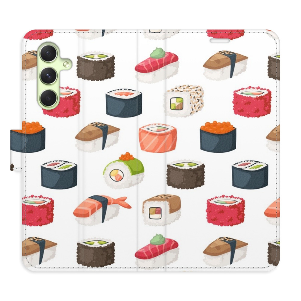 Flipové pouzdro iSaprio - Sushi Pattern 02 - Samsung Galaxy A54 5G