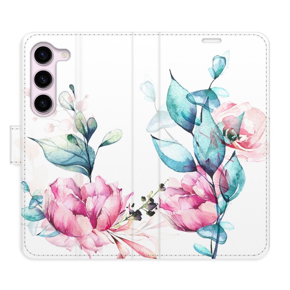 Flipové pouzdro iSaprio - Beautiful Flower - Samsung Galaxy S23 5G
