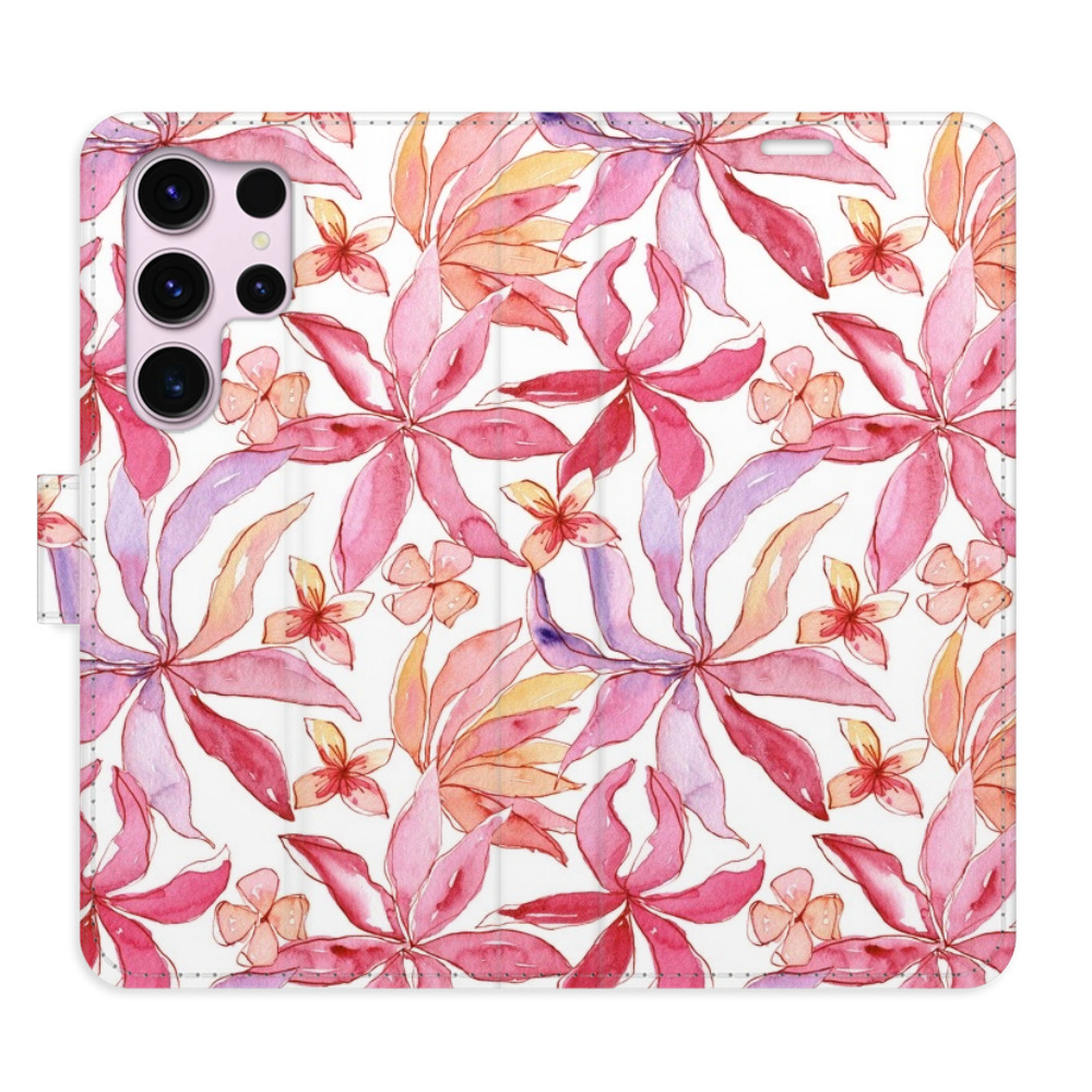 Flipové pouzdro iSaprio - Flower Pattern 10 - Samsung Galaxy S23 Ultra