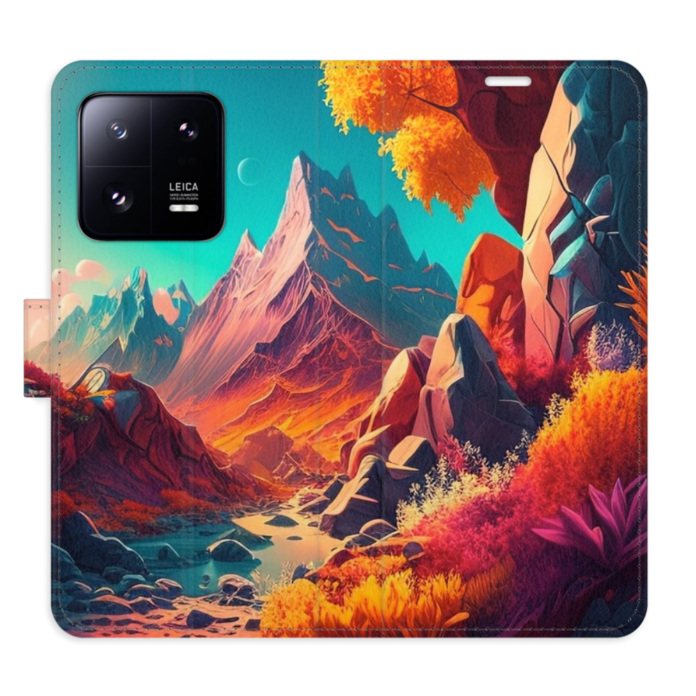 Flipové pouzdro iSaprio - Colorful Mountains - Xiaomi 13 Pro