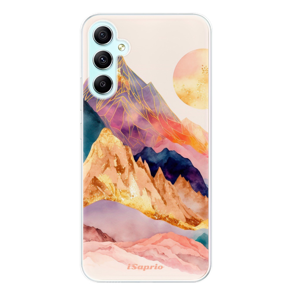 Odolné silikonové pouzdro iSaprio - Abstract Mountains - Samsung Galaxy A34 5G