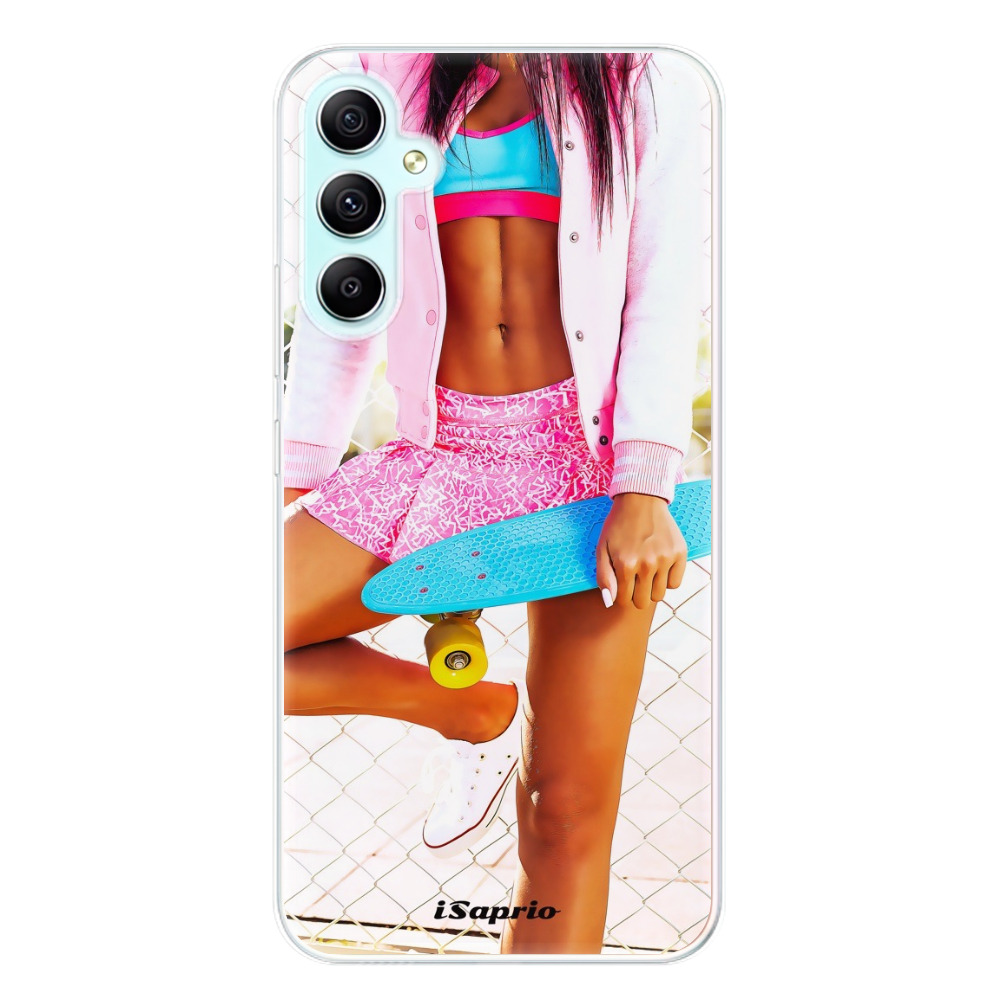 Odolné silikonové pouzdro iSaprio - Skate girl 01 - Samsung Galaxy A34 5G