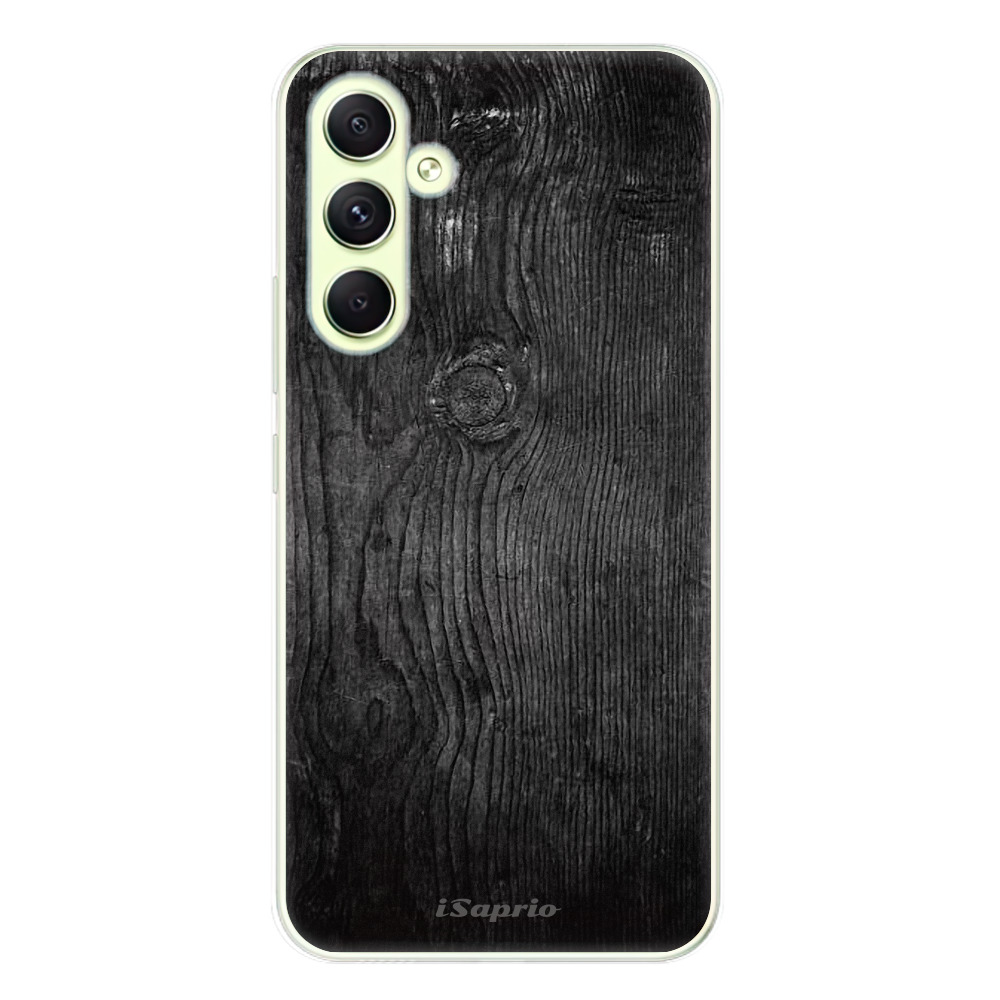 Odolné silikonové pouzdro iSaprio - Black Wood 13 - Samsung Galaxy A54 5G