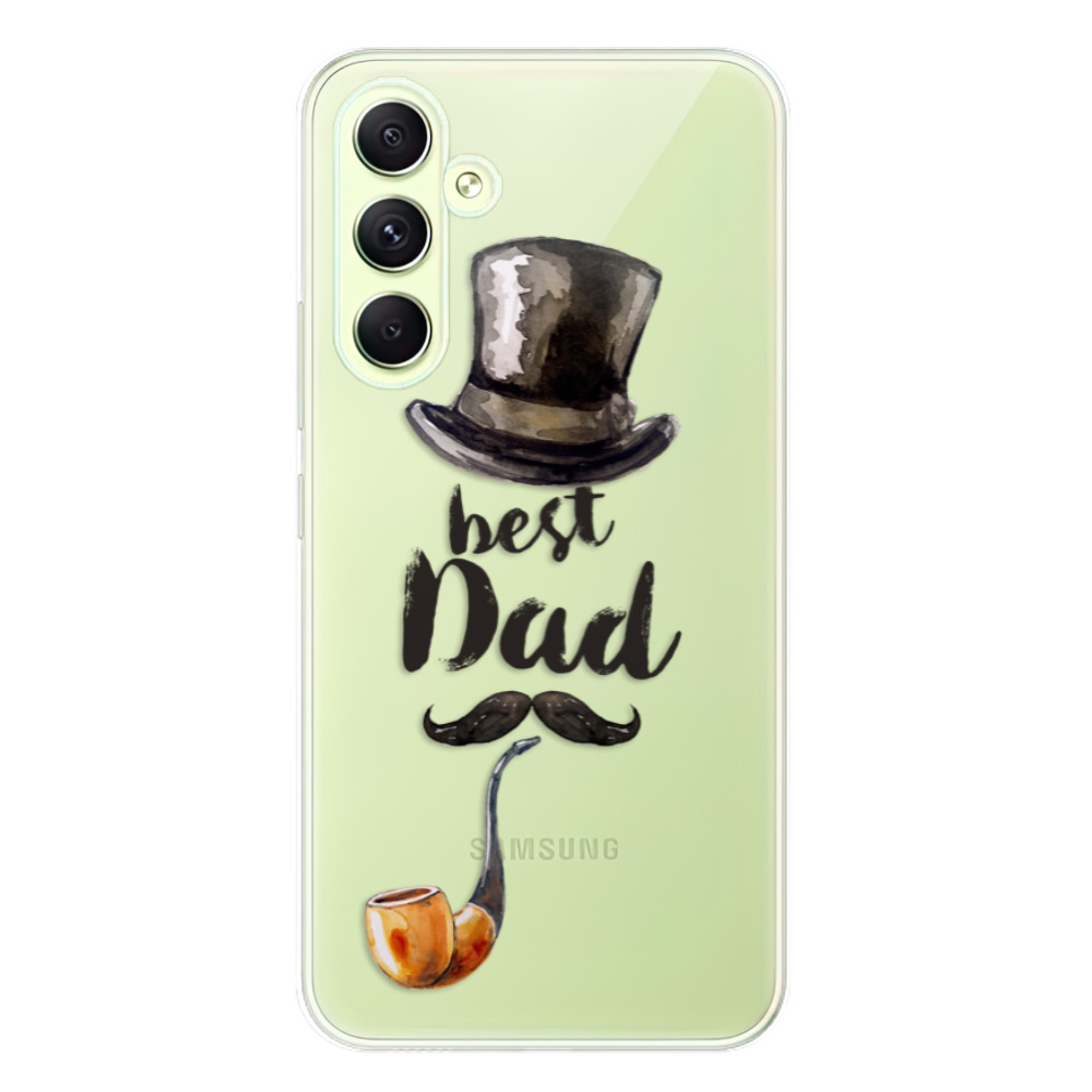 Odolné silikonové pouzdro iSaprio - Best Dad - Samsung Galaxy A54 5G