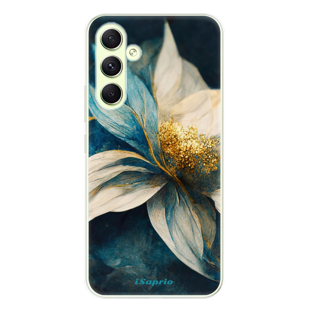 Odolné silikonové pouzdro iSaprio - Blue Petals - Samsung Galaxy A54 5G