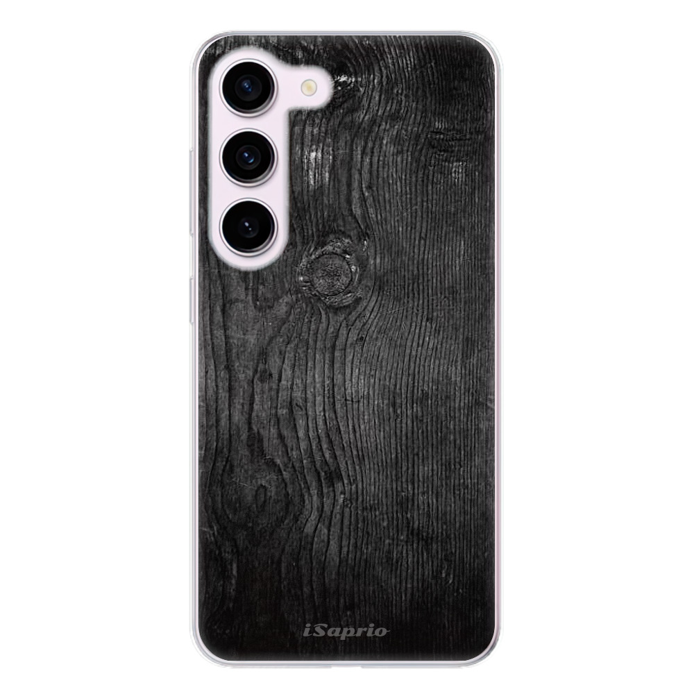 Odolné silikonové pouzdro iSaprio - Black Wood 13 - Samsung Galaxy S23 5G