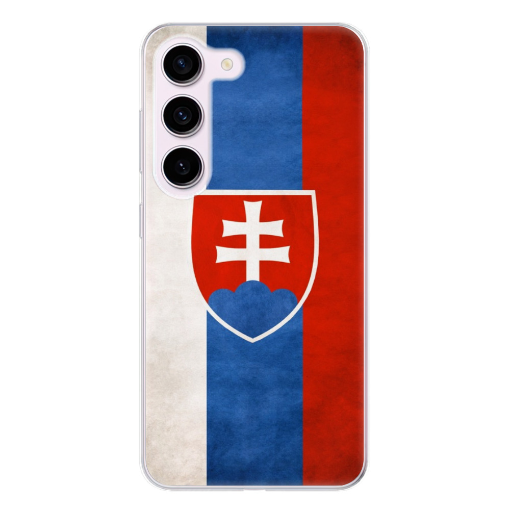 Odolné silikonové pouzdro iSaprio - Slovakia Flag - Samsung Galaxy S23 5G
