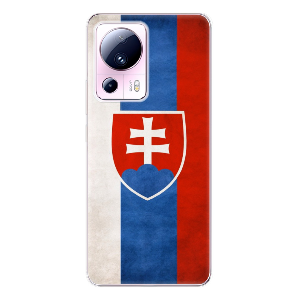 Odolné silikonové pouzdro iSaprio - Slovakia Flag - Xiaomi 13 Lite