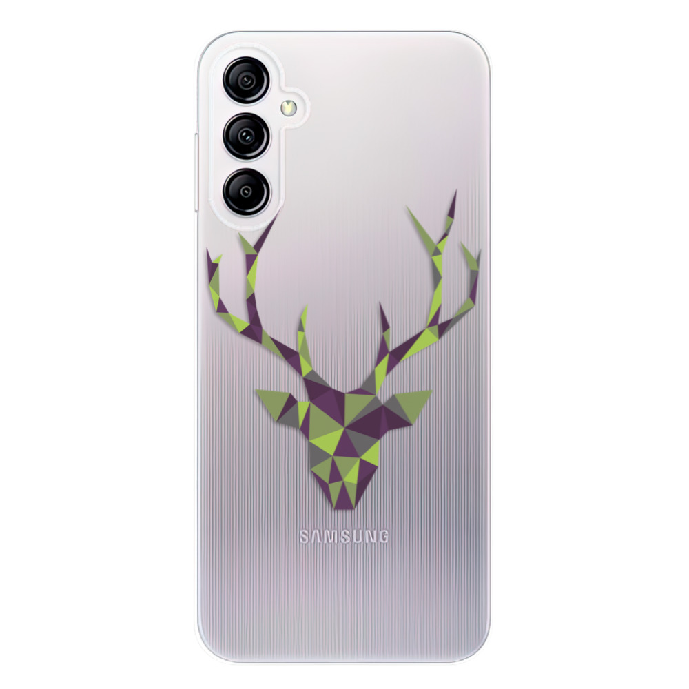 Odolné silikonové pouzdro iSaprio - Deer Green - Samsung Galaxy A14 / A14 5G