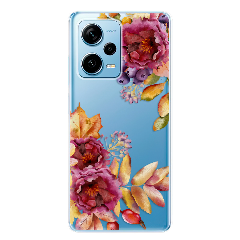 Odolné silikonové pouzdro iSaprio - Fall Flowers - Xiaomi Redmi Note 12 Pro 5G / Poco X5 Pro 5G