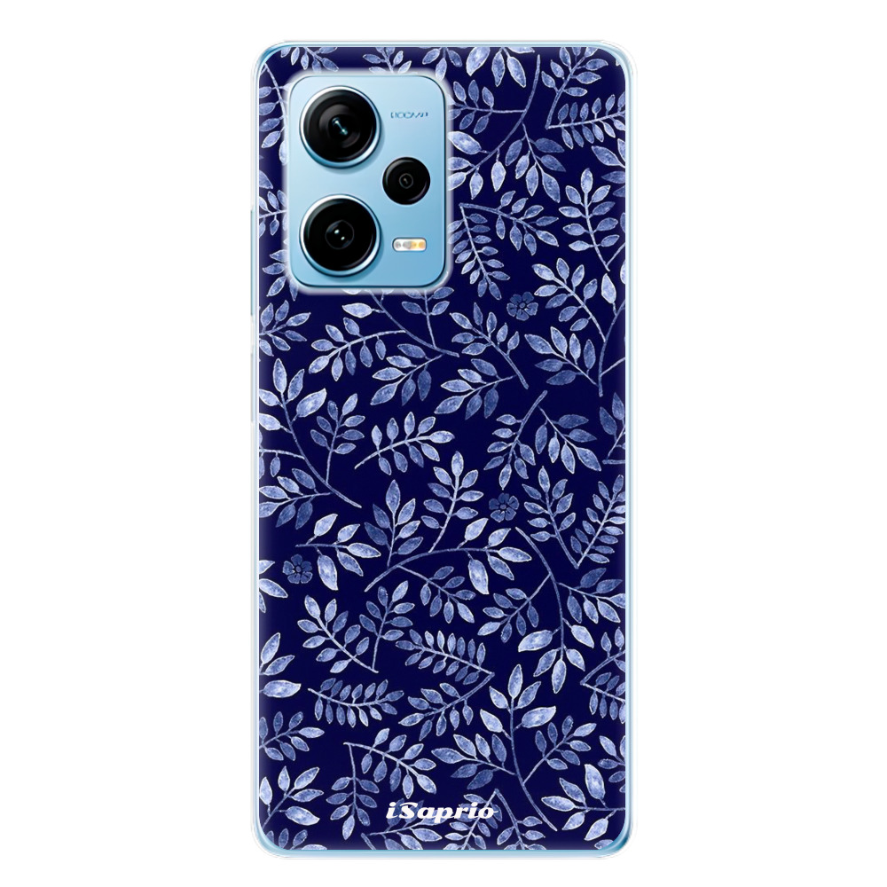 Odolné silikonové pouzdro iSaprio - Blue Leaves 05 - Xiaomi Redmi Note 12 Pro+ 5G