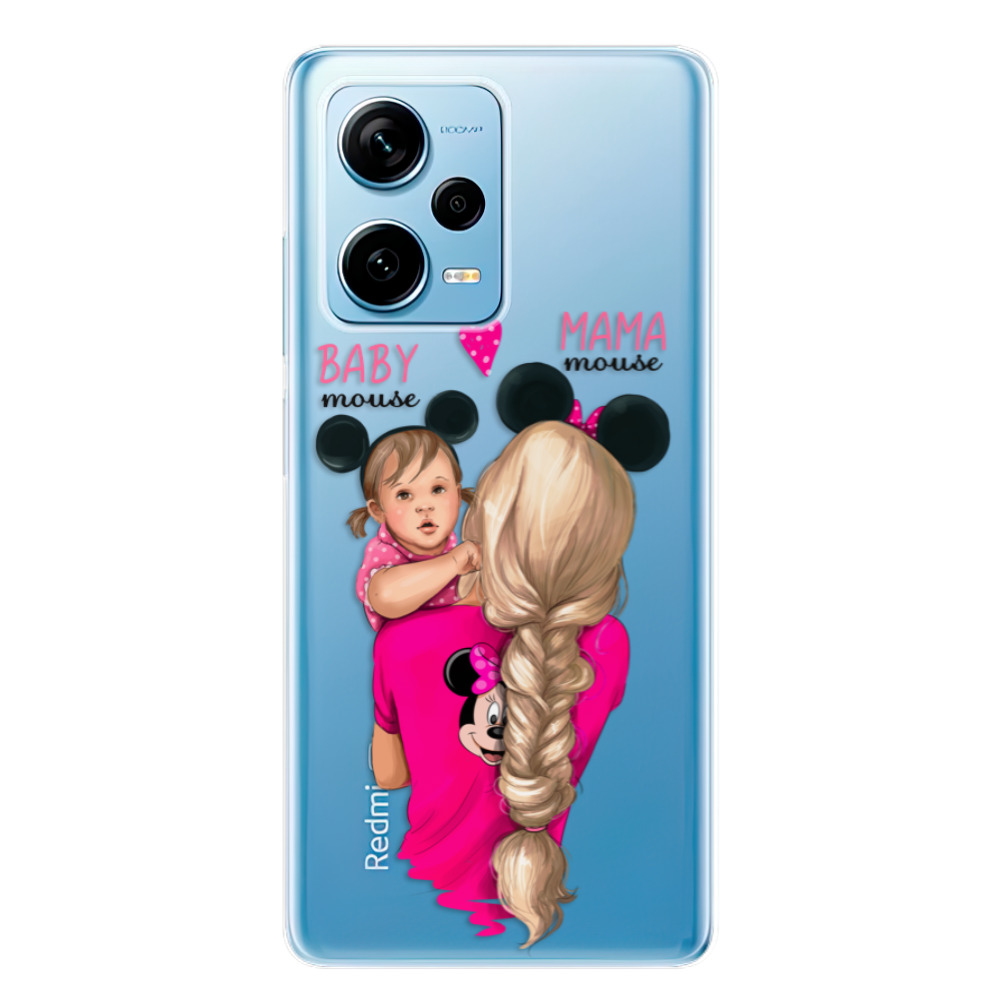 Odolné silikonové pouzdro iSaprio - Mama Mouse Blond and Girl - Xiaomi Redmi Note 12 Pro+ 5G