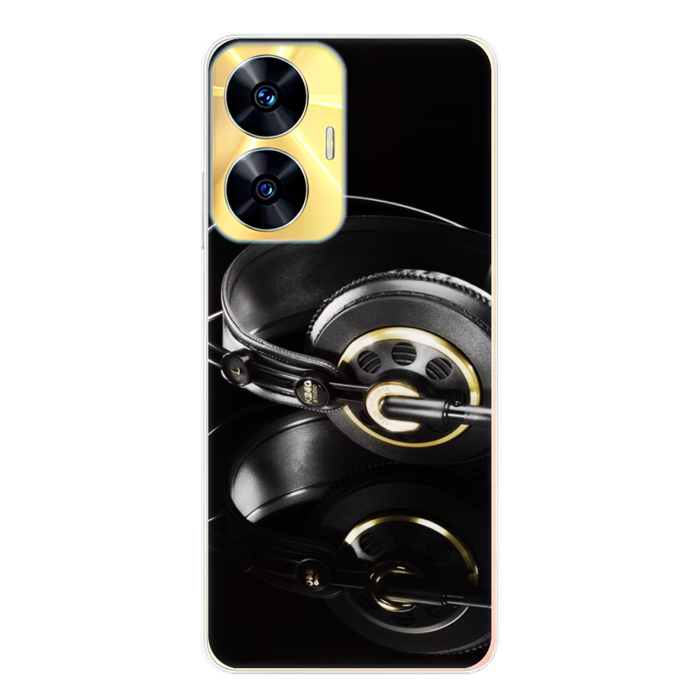 Odolné silikonové pouzdro iSaprio - Headphones 02 - Realme C55