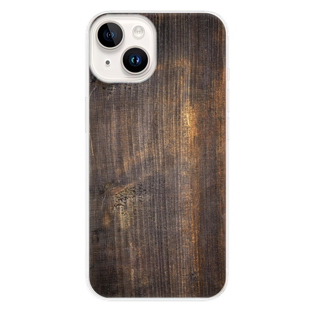 Odolné silikonové pouzdro iSaprio - Old Wood - iPhone 15