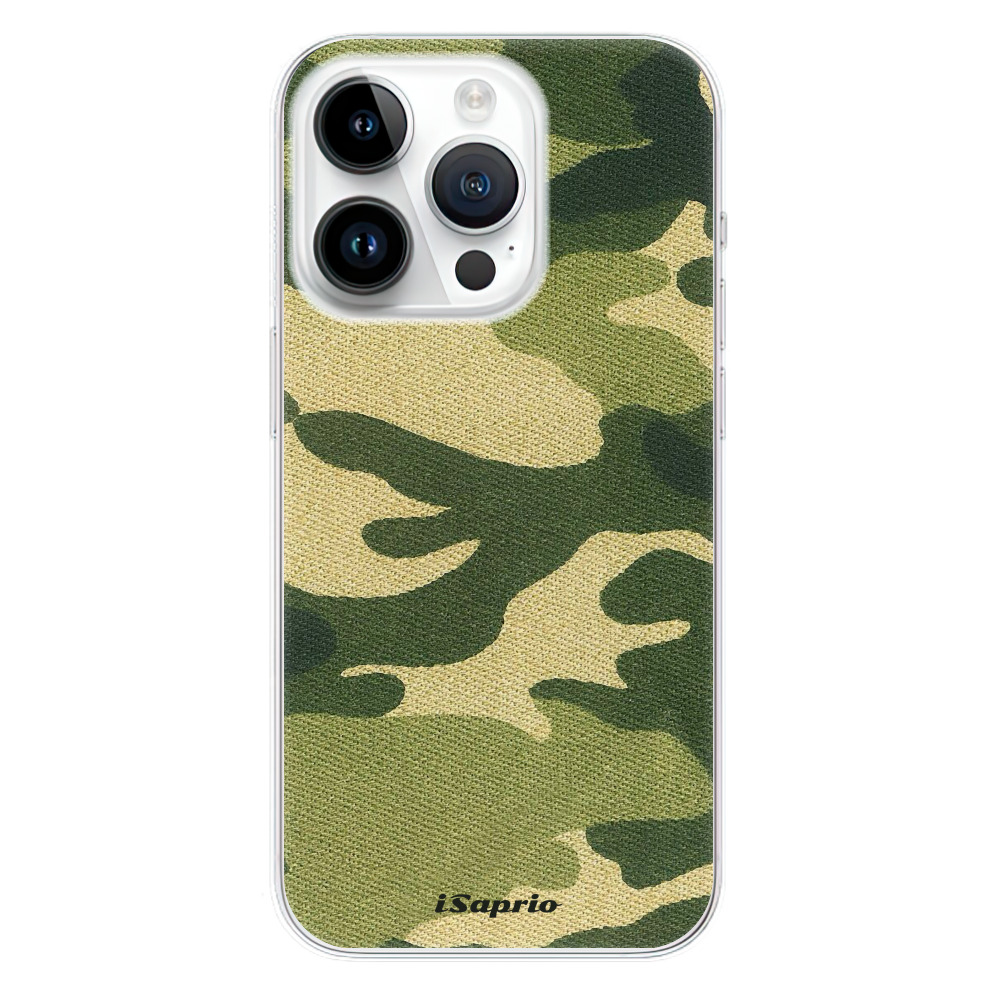 Odolné silikonové pouzdro iSaprio - Green Camuflage 01 - iPhone 15 Pro