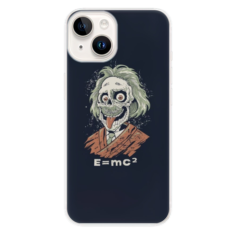 Odolné silikonové pouzdro iSaprio - Einstein 01 - iPhone 15 Plus
