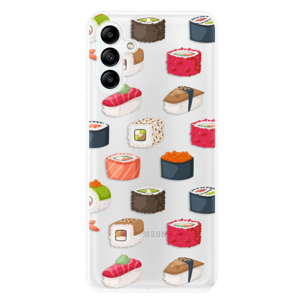 Odolné silikonové pouzdro iSaprio - Sushi Pattern - Samsung Galaxy A04s