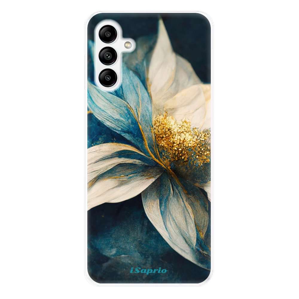 Odolné silikonové pouzdro iSaprio - Blue Petals - Samsung Galaxy A04s
