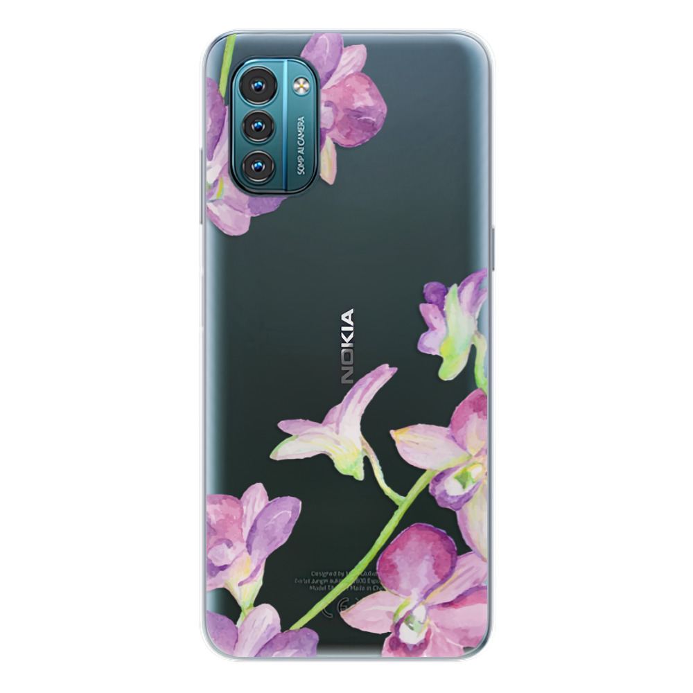 Odolné silikonové pouzdro iSaprio - Purple Orchid - Nokia G11 / G21