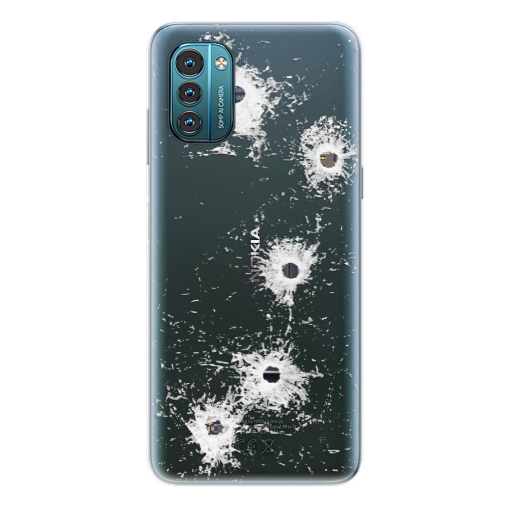 Odolné silikonové pouzdro iSaprio - Gunshots - Nokia G11 / G21