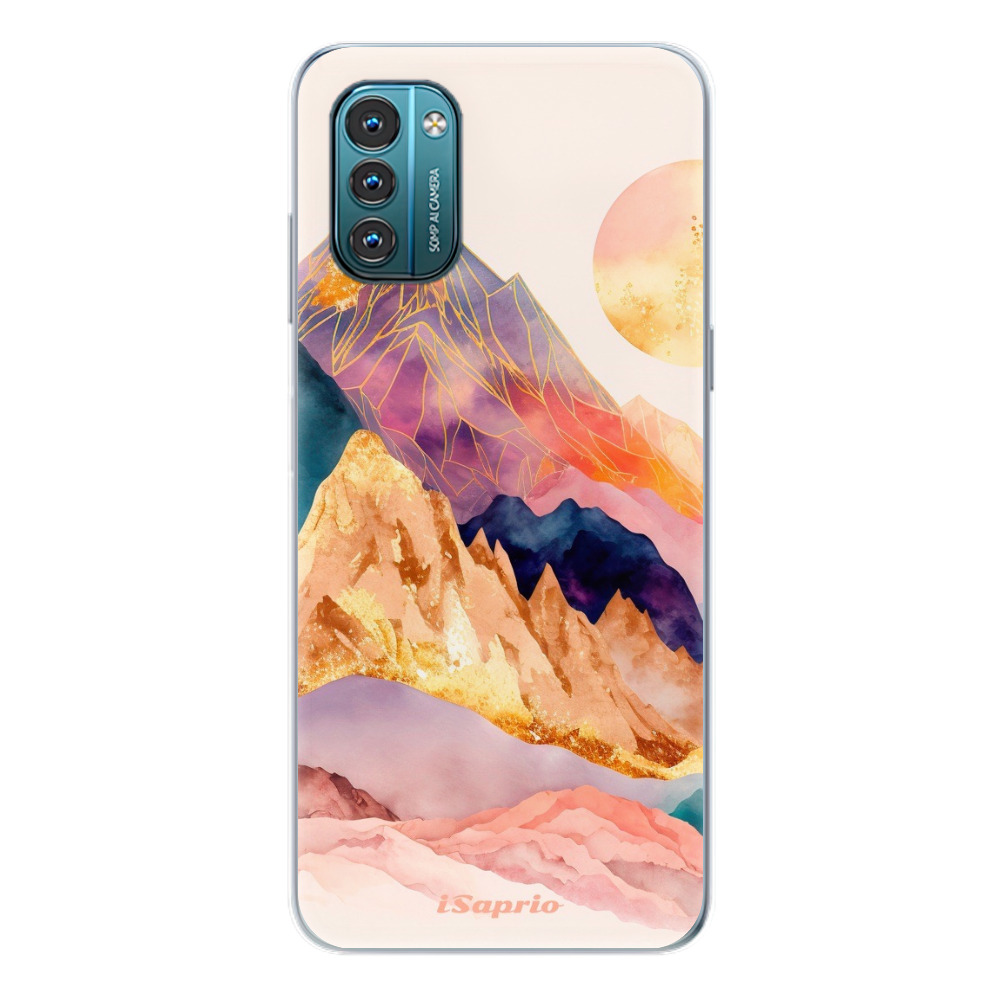 Odolné silikonové pouzdro iSaprio - Abstract Mountains - Nokia G11 / G21