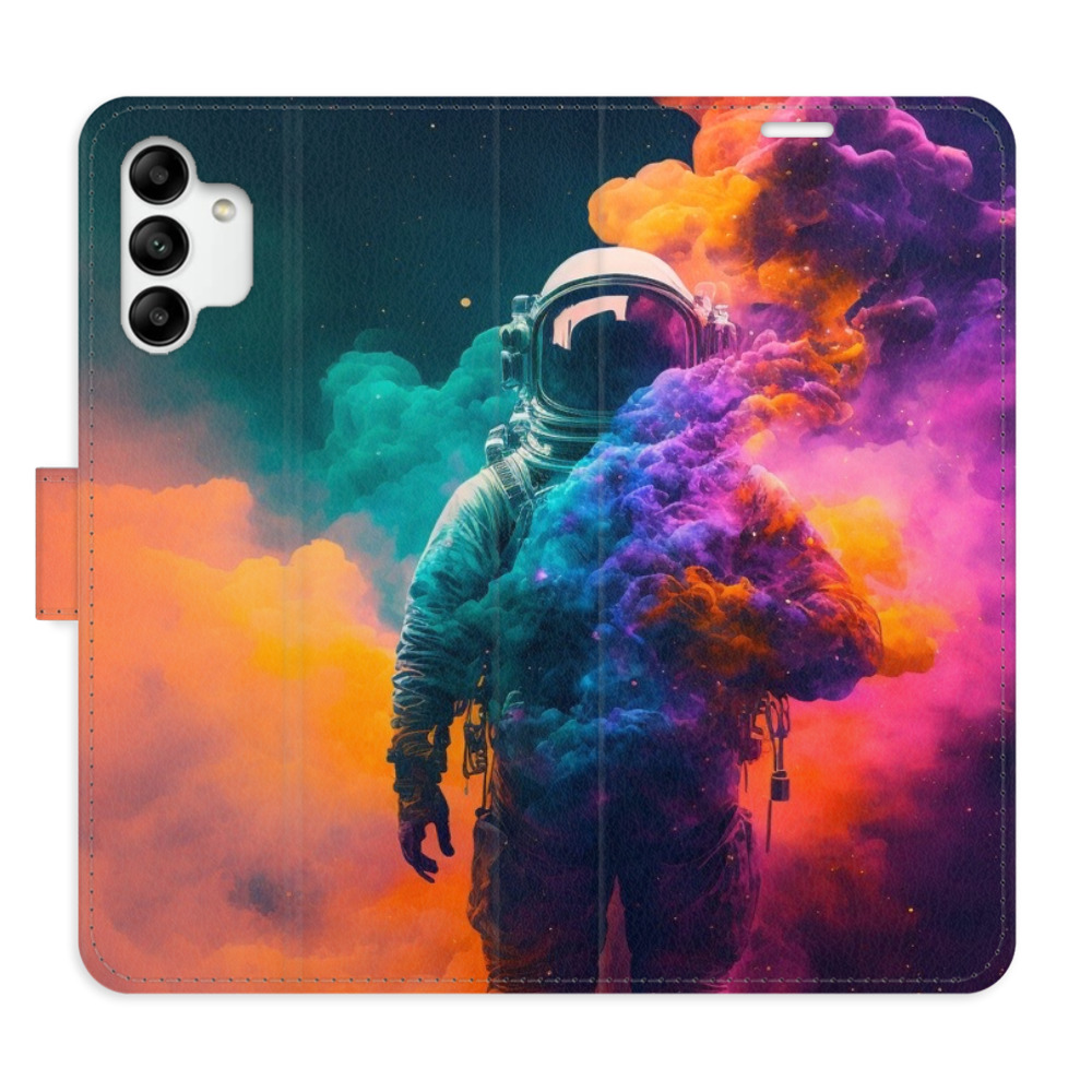 Flipové pouzdro iSaprio - Astronaut in Colours 02 - Samsung Galaxy A04s