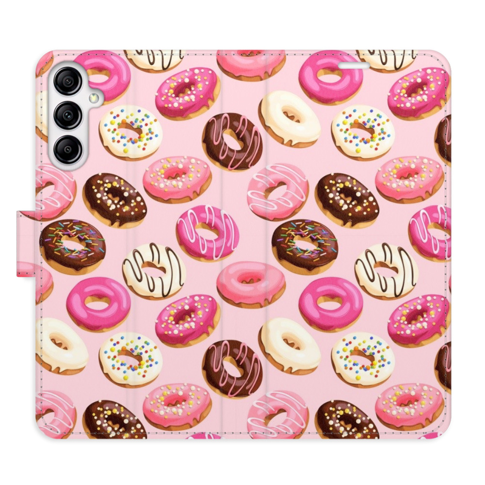 Flipové pouzdro iSaprio - Donuts Pattern 03 - Samsung Galaxy A14 / A14 5G