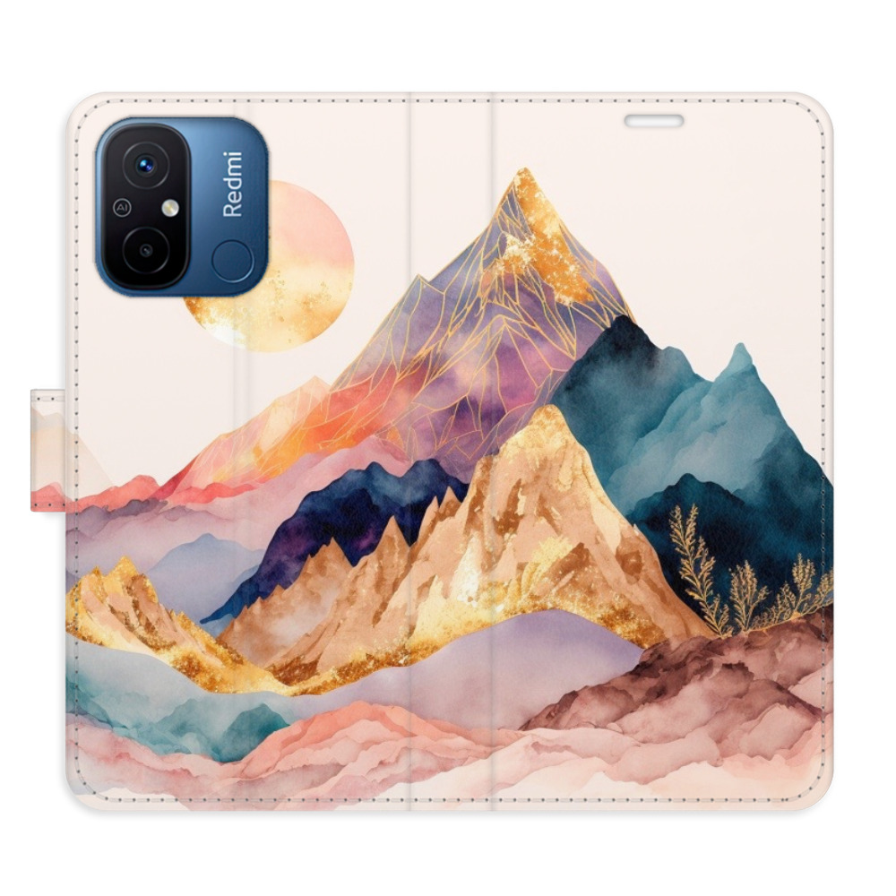 Flipové pouzdro iSaprio - Beautiful Mountains - Xiaomi Redmi 12C