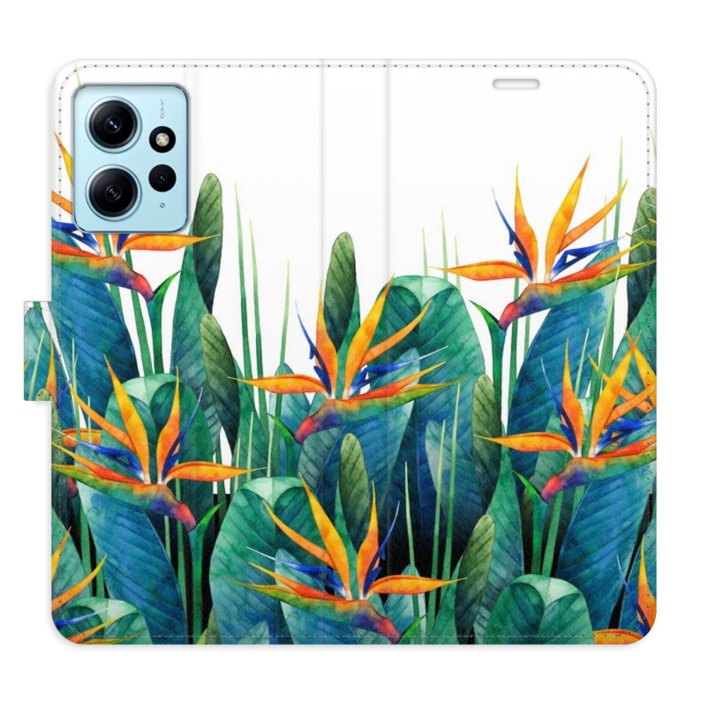 Flipové pouzdro iSaprio - Exotic Flowers 02 - Xiaomi Redmi Note 12 5G