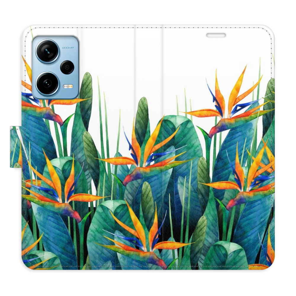 Flipové pouzdro iSaprio - Exotic Flowers 02 - Xiaomi Redmi Note 12 Pro+ 5G