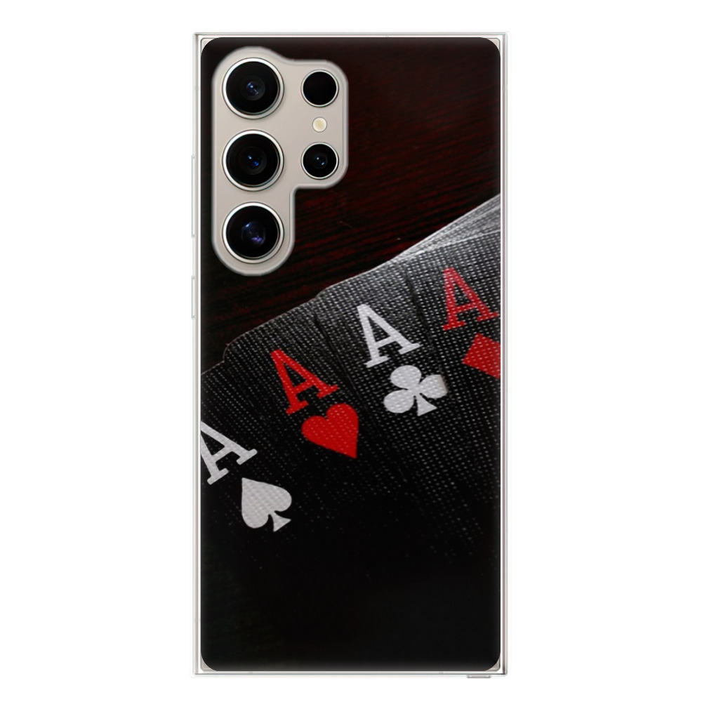 Odolné silikonové pouzdro iSaprio - Poker - Samsung Galaxy S24 Ultra