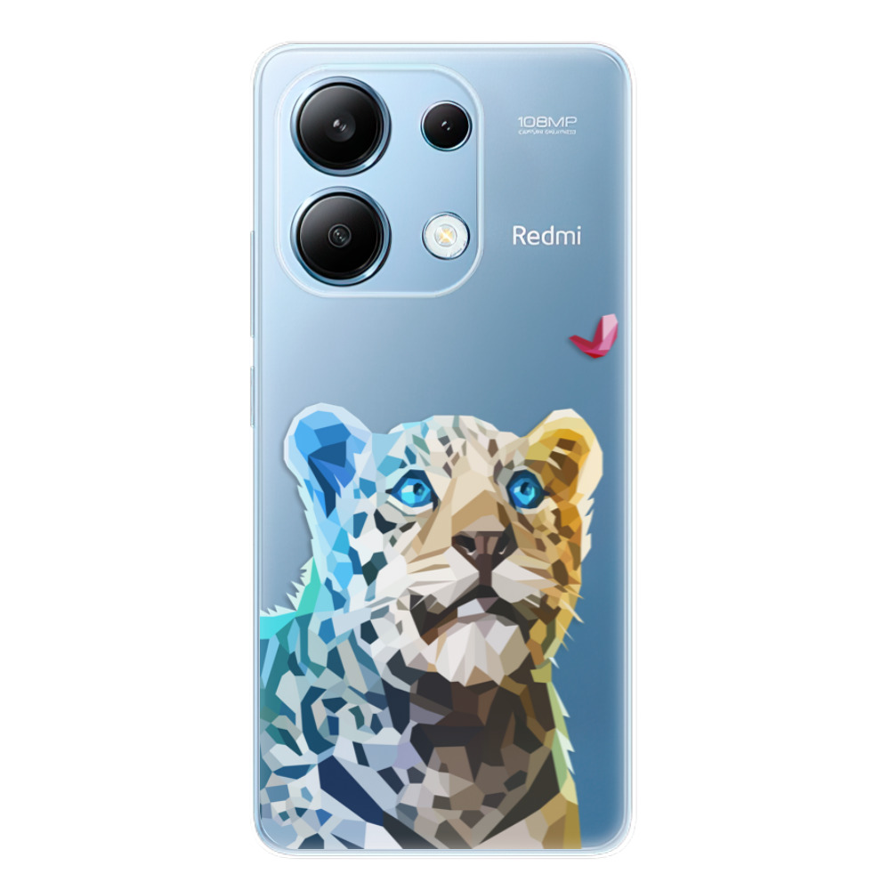 Odolné silikonové pouzdro iSaprio - Leopard With Butterfly - Xiaomi Redmi Note 13